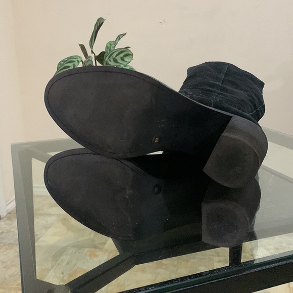 EUC VINCE CAMUTO ‘Madolee’ Braided Suede Tall Block Heel Boots - Picture 7 of 11